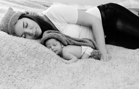 mother with her newborn baby