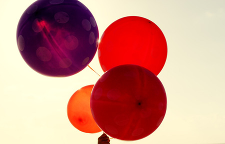 close up of balloonsの写真素材