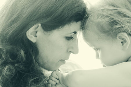 Mother and daughterの写真素材