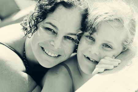 Mother and daughterの写真素材