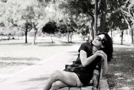 Portrait of beautiful 35 years old womanの写真素材