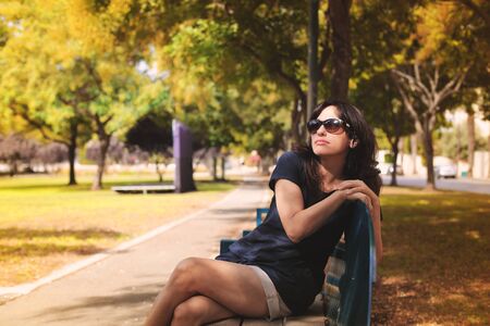 Portrait of beautiful 35 years old womanの写真素材