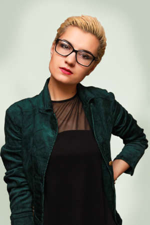 Attractive elegant woman.の写真素材