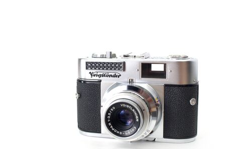 MONTREAL, CANADA - February 22, 2015: Vito BL is a 35mm film viewfinder camera made by VoigtlÃ¤nder and produced between 1956-60のeditorial素材