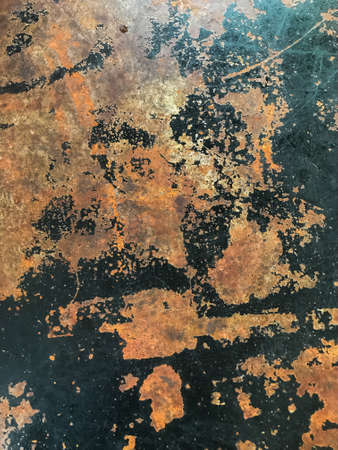 Table steel plate texture or old rust scratched metal abstract backgroundの写真素材