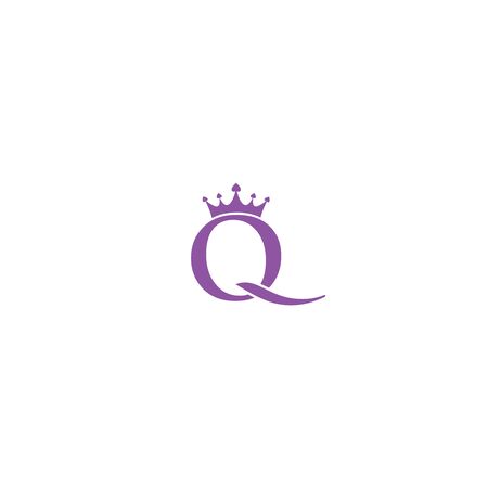 Quenn Vector in letter Qのイラスト素材