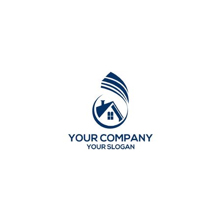 House Property Realty Logo Vectorのイラスト素材