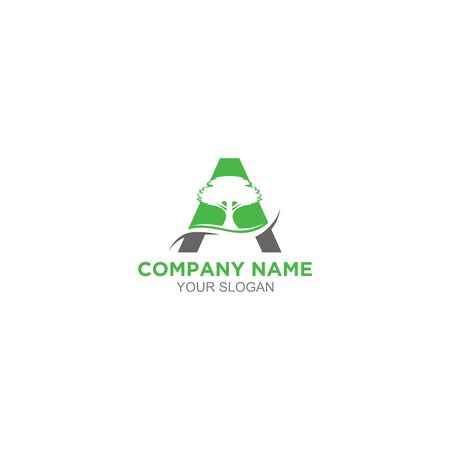 A Arbor Logo Design Vectorのイラスト素材