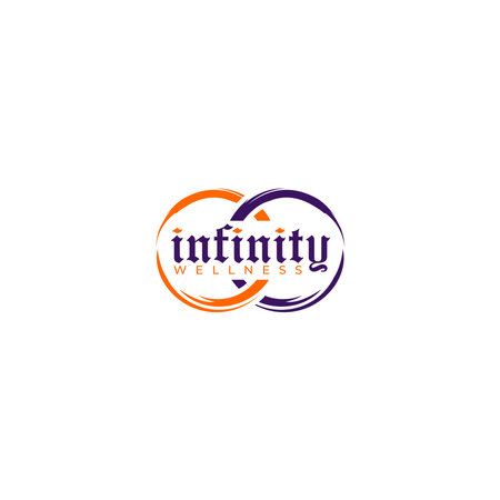 Infinity Wellness Logo Design Vectorのイラスト素材