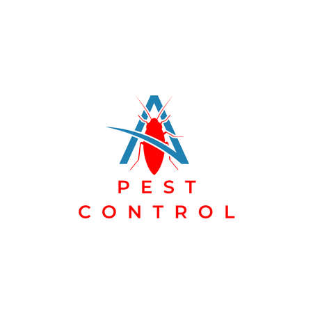 Pest Control Logo Design Vectorのイラスト素材