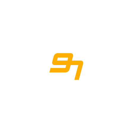 Number 97 or ninety seven Vector Stock