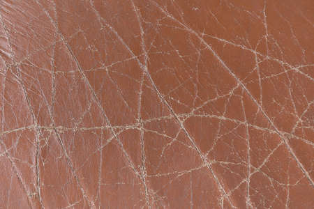 brown upholstery leather pattern backgroundの写真素材