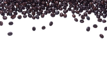 coffee bean on white background