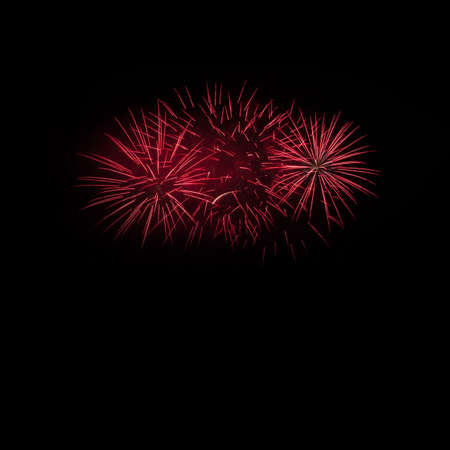 Fireworks light up the sky with dazzling displayの写真素材