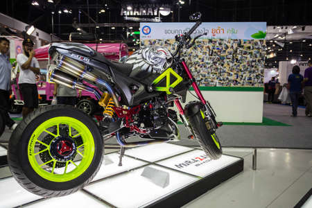 BANGKOK, THAILAND - DECEMBER 11: GPX motorcycle on display at The 32nd Thailand International Motor Expo on December 11, 2015 in Bangkok, Thailand.のeditorial素材