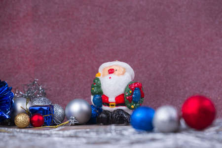 christmas ball and christmas decorationsの写真素材