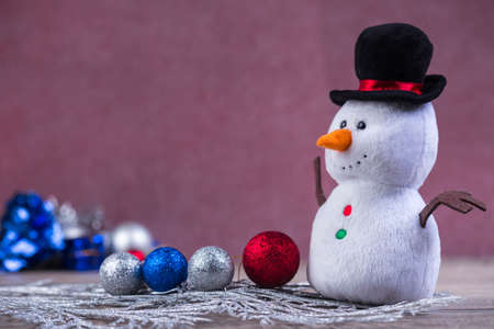 christmas ball and christmas decorationsの写真素材