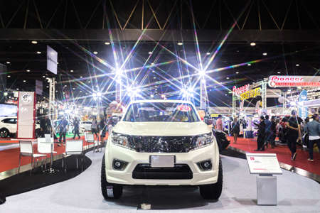 BKK. THAILAND-JUNE 23 : Status of decorate, design of racing car in Bangkok International Auto Salon 2016, 22-26 June 2016 at Bangkok, Thailand. Event of decoration & modify car of Thailand and Japan.のeditorial素材