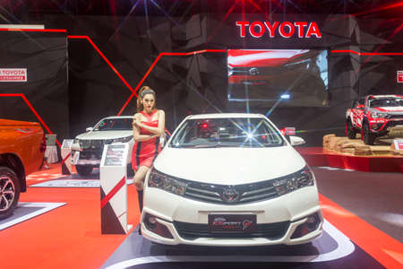 BKK. THAILAND-JUNE 23 : Status of decorate, design of racing car in Bangkok International Auto Salon 2016, 22-26 June 2016 at Bangkok, Thailand. Event of decoration & modify car of Thailand and Japan.のeditorial素材