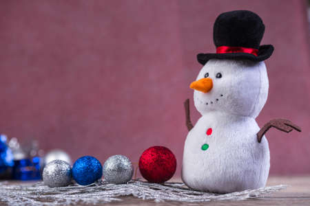 christmas ball and christmas decorationsの写真素材