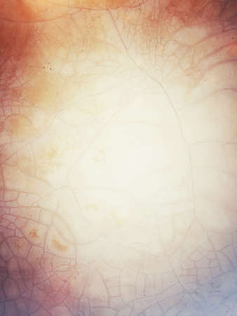 texture of cement split up orange color, retro style colorの写真素材