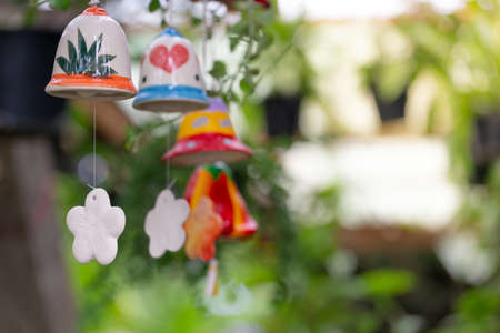 Colorful flowers for hanging to decorate the garden.