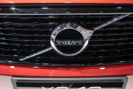 Bangkok, Thailand - November 30, 2018 :  Volvo XC40 car  at Thailand International Motor Expo 2018...