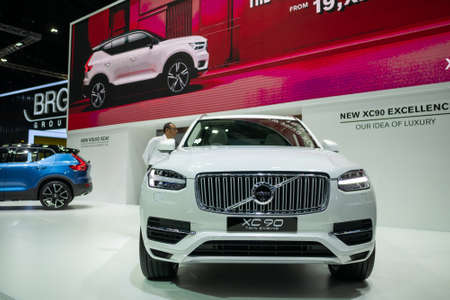 Bangkok, Thailand - November 30, 2018 :  Volvo XC90 car  at Thailand International Motor Expo 2018...