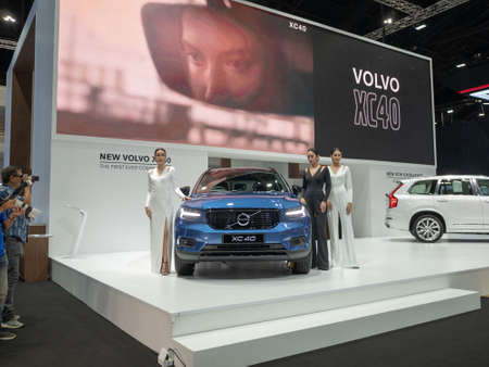 Bangkok, Thailand - November 30, 2018 :  Volvo XC40 car  at Thailand International Motor Expo 2018...