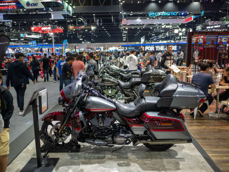 Bangkok, Thailand - November 30, 2018 :  Harley-Davidson Motorcycle and accessory at Thailand...