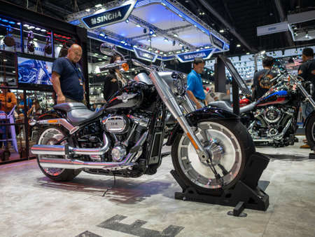 Bangkok, Thailand - November 30, 2018 :  Harley-Davidson Motorcycle and accessory at Thailand...