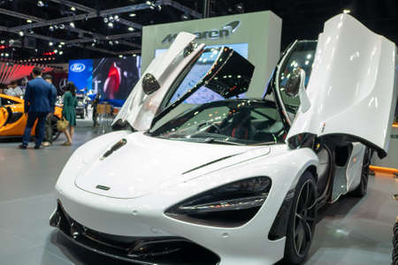 Bangkok, Thailand - November 30, 2018 :  PORSCHE car show at Thailand International Motor Expo 2018...