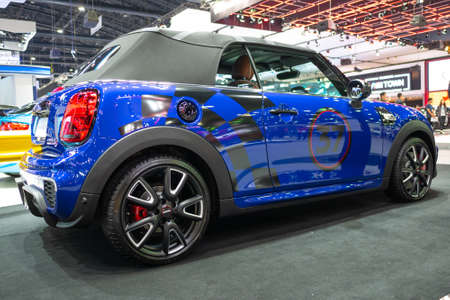 Bangkok, Thailand - November 30, 2018 : Mini Cooper  car show at Thailand International Motor Expo...