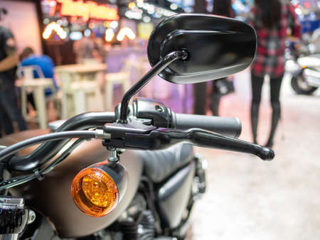 Bangkok, Thailand - November 30, 2018 :  Harley-Davidson Motorcycle and accessory at Thailand...