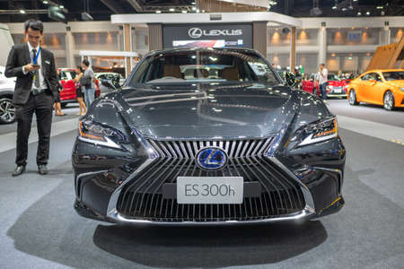Bangkok, Thailand - November 30, 2018 : Lexus ES 300h car show at Thailand International Motor Expo...