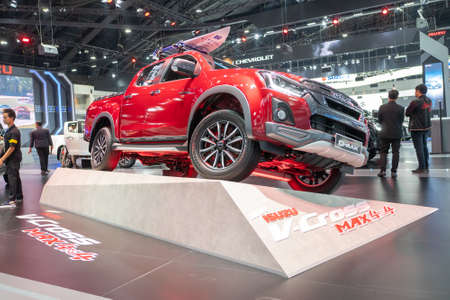 Bangkok, Thailand - November 30, 2018 :  ISUZU D-MAX car show at Thailand International Motor Expo 2018 (MOTOR EXPO 2018) on Nov 30,2018 in Bangkok, Thailand.のeditorial素材