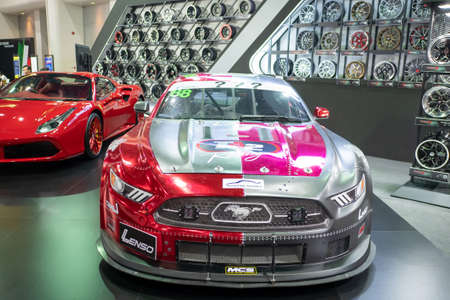 Bangkok, Thailand - November 30, 2018 : Car show at Thailand International Motor Expo 2018 (MOTOR EXPO 2018) on Nov 30,2018 in Bangkok, Thailand.のeditorial素材