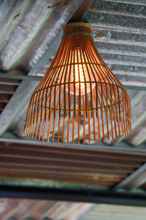Hanging lamps on the ceiling designed to match the Vintage style.