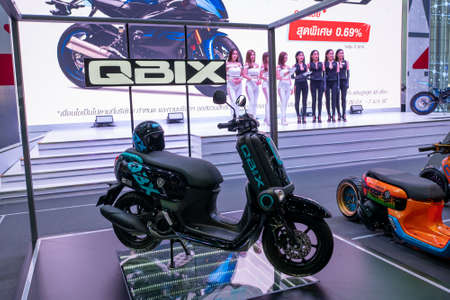 BANGKOK, THAILAND - Mar 28, 2019 : Front of Yamaha Event booth  at The 40th Thailand International...