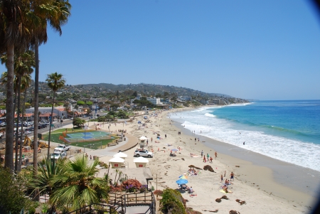 Laguna Beach landscape, California, USAのeditorial素材