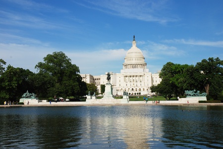 Capital Hill, Washington DC, USAの写真素材