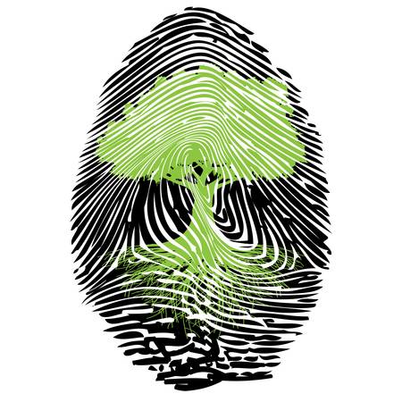 Ecological signatureのイラスト素材