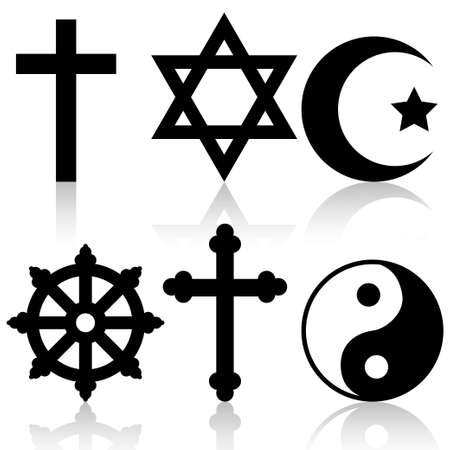 Religious symbolsのイラスト素材