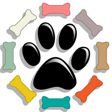 Dog foodのイラスト素材