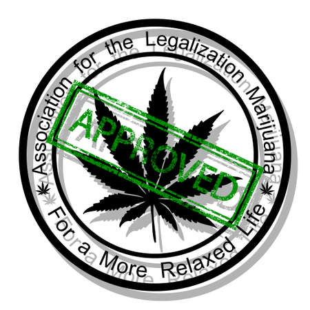 Approve marijuanaのイラスト素材