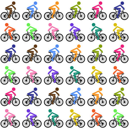 Cycling backgroundのイラスト素材