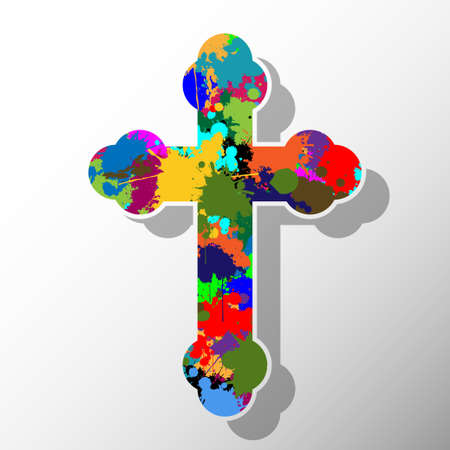 Colorful crossのイラスト素材