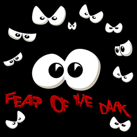 Fear of the darkのイラスト素材
