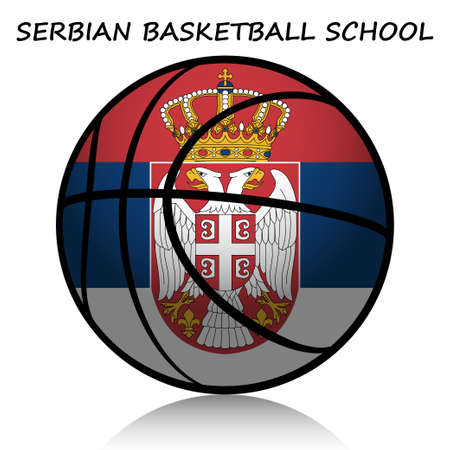 Serbian basketball schoolのイラスト素材