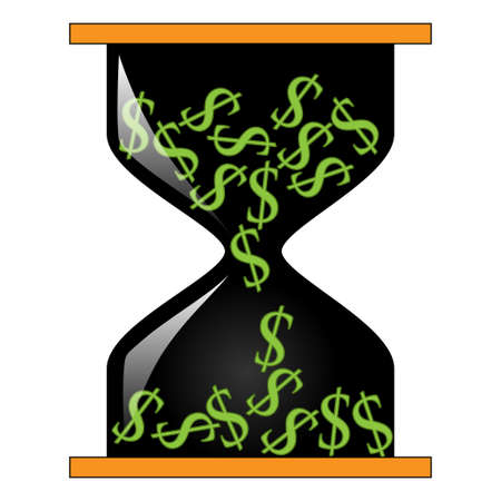 Time is moneyのイラスト素材